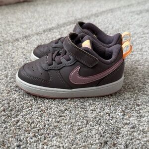 NIKE Court Borough Low 2 Toddler Girls Shoes Sneakers Violet/Pink
